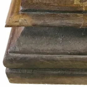Candlestick Alexandra House Living Recycled Wood 28 x 22 x 28 cm
