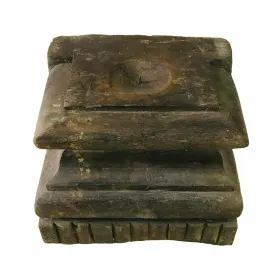 Candlestick Alexandra House Living Recycled Wood 20 x 22 x 27 cm