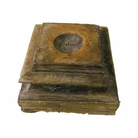 Candlestick Alexandra House Living Recycled Wood 25 x 14 x 25 cm