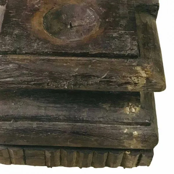 Candlestick Alexandra House Living Recycled Wood 20 x 22 x 27 cm