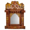 Sienas spogulis Alexandra House Living Balts 10 x 68 x 51 cm Ģeometrisks
