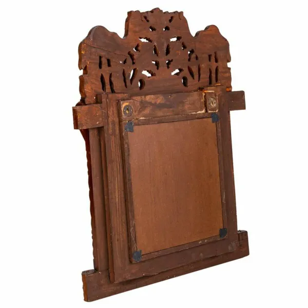 Sienas spogulis Alexandra House Living Balts 10 x 68 x 51 cm Ģeometrisks