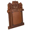 Sienas spogulis Alexandra House Living Balts 10 x 68 x 51 cm Ģeometrisks
