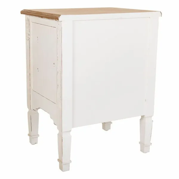 Ночной столик Alexandra House Living Белый 38 x 62 x 48 cm