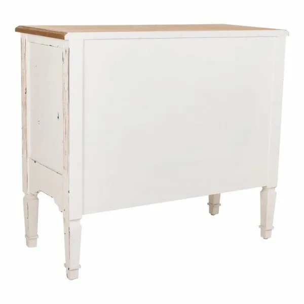Kumode Alexandra House Living Balts Egles koksne Koks MDF 38 x 76 x 86 cm