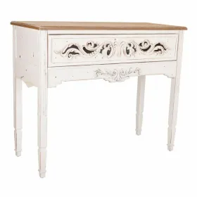 Vestibila galds ar atvilktnēm Alexandra House Living Balts 46 x 90 x 110 cm