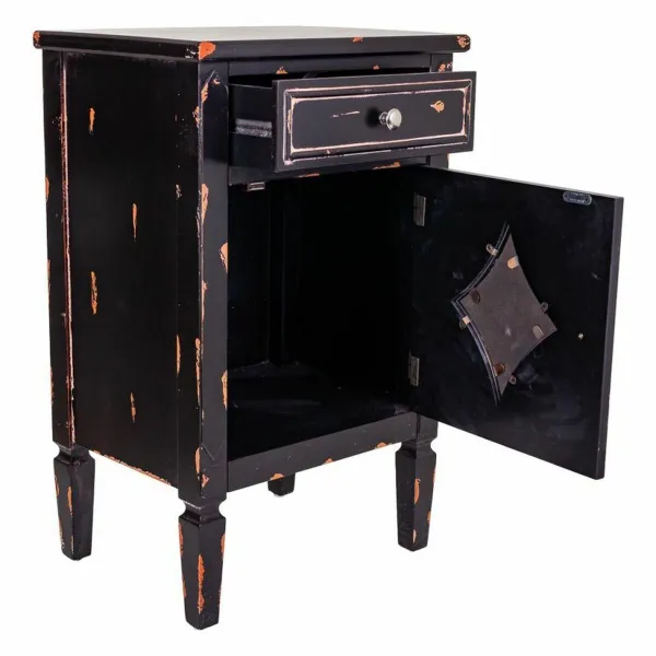 Ночной столик Alexandra House Living Чёрный 36 x 76 x 48 cm
