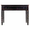 Hall Table with Drawers Alexandra House Living Black 38 x 82 x 112 cm