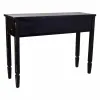 Stalas su stalčiais Alexandra House Living Juoda 38 x 82 x 112 cm