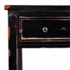 Stalas su stalčiais Alexandra House Living Juoda 38 x 82 x 112 cm
