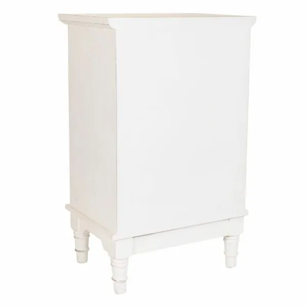 Naktsskapītis Alexandra House Living Balts 32 x 74 x 46 cm