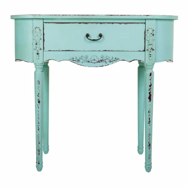 Hall Table with Drawers Alexandra House Living Blue 36 x 80 x 88 cm