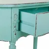 Hall Table with Drawers Alexandra House Living Blue 36 x 80 x 88 cm