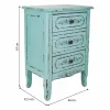 Nightstand Alexandra House Living Blue 32 x 67 x 46 cm