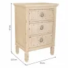 Ночной столик Alexandra House Living Бежевый 32 x 67 x 46 cm