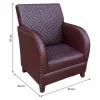 Fotelis Alexandra House Living 90 x 87 x 83 cm „Polyskin“