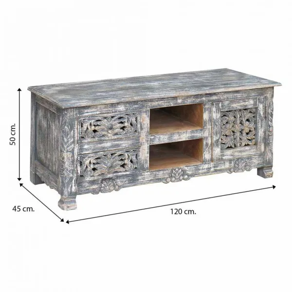 Daugiafunkcinė komoda Alexandra House Living Mango mediena 45 x 50 x 120 cm