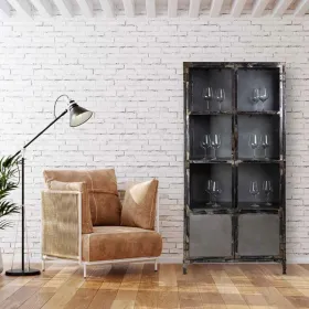 Rhythm stendas Alexandra House Living Geležis 40 x 190 x 90 cm