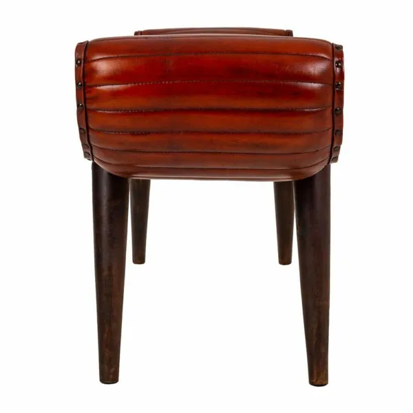 Soliņš Alexandra House Living Āda Mango koks 51 x 38 x 125 cm