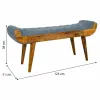 Penkki Alexandra House Living Kangas Mangopuu 51 x 38 x 125 cm