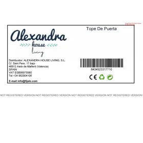 Дверной упор Alexandra House Living Полотно 20 x 20 x 20 cm Чёрный