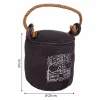 Durvju pietura Alexandra House Living Canvas 20 x 20 x 20 cm Melns