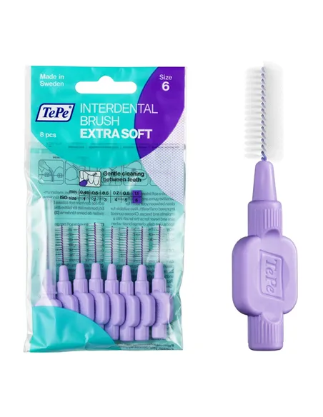 Interdental brushes Tepe Lilac Supersoft (8 Pieces)