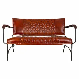 Suoliukas Alexandra House Living Oda Geležis Mango mediena 71 x 76 x 127 cm