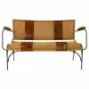Suoliukas Alexandra House Living Oda Geležis Mango mediena 71 x 76 x 127 cm