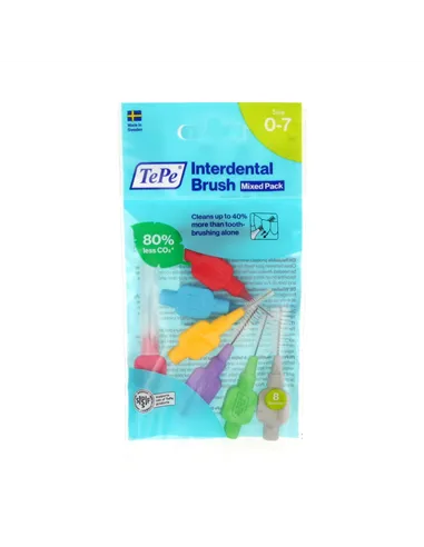 Interdental brushes Tepe Multicolour (8 Pieces)