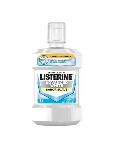 Mouthwash Listerine Advanced White 1 L