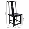 ēdamistabas krēsls Alexandra House Living Melns 42 x 119 x 49 cm
