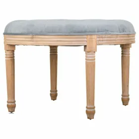 Taburete Alexandra House Living Pelēks Gumija Koks 70 x 47 x 70 cm