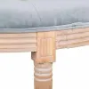 Taburete Alexandra House Living Pelēks Gumija Koks 70 x 47 x 70 cm