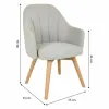 Valgomojo kėdė Alexandra House Living Pilka 100 % poliesteris 45 x 90 x 55 cm