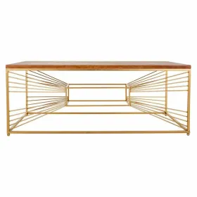 Centrālais galds Alexandra House Living Zelts Dabisks Dzelzs Egles koksne Koks MDF 70 x 50 x 130 cm