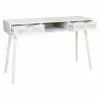 Stalas su stalčiais Alexandra House Living Sidabras 42 x 79 x 120 cm