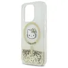 Hello Kitty Liquid Glitter Fever MagSafe - Case for iPhone 16 Pro (white/gold)