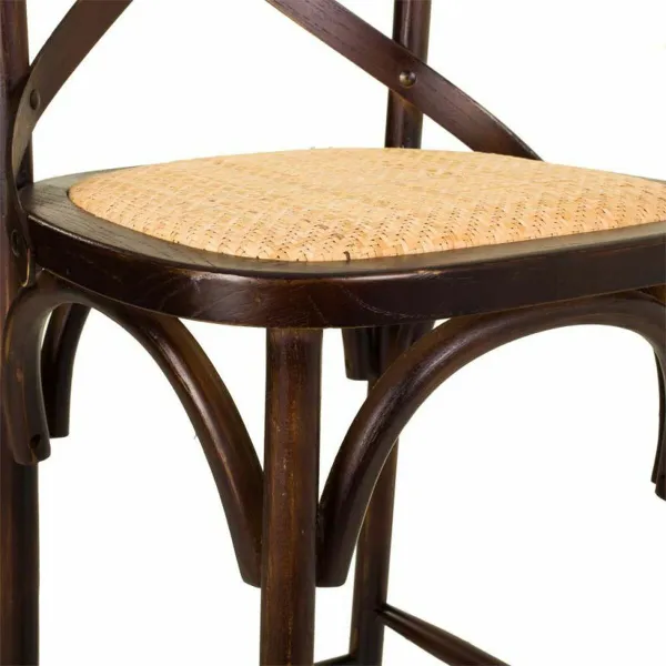 taburete Alexandra House Living Brūns Rotangpalma Bērzs 53 x 116 x 45 cm