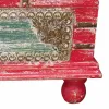 Dėžė Alexandra House Living Raudona Mango mediena 28 x 27 x 50 cm Tradicinis stilius