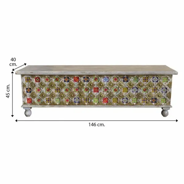 Pūra lāde Alexandra House Living Mango koks 40 x 45 x 146 cm