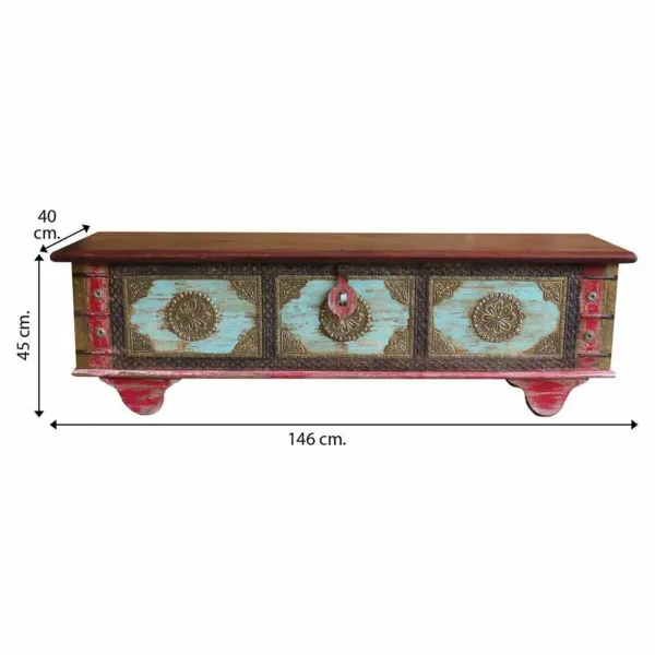 Pūra lāde Alexandra House Living Mango koks 40 x 45 x 146 cm