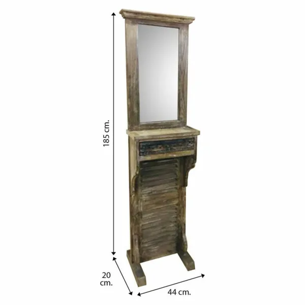 Мебель для прихожей Alexandra House Living Коричневый 20 x 185 x 44 cm