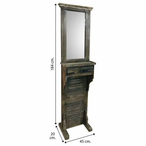 Мебель для прихожей Alexandra House Living Коричневый 20 x 184 x 45 cm