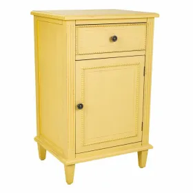 Nightstand Alexandra House Living Yellow 36 x 72 x 45 cm