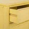 Nightstand Alexandra House Living Yellow 36 x 72 x 45 cm