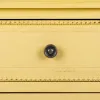 Nightstand Alexandra House Living Yellow 36 x 72 x 45 cm