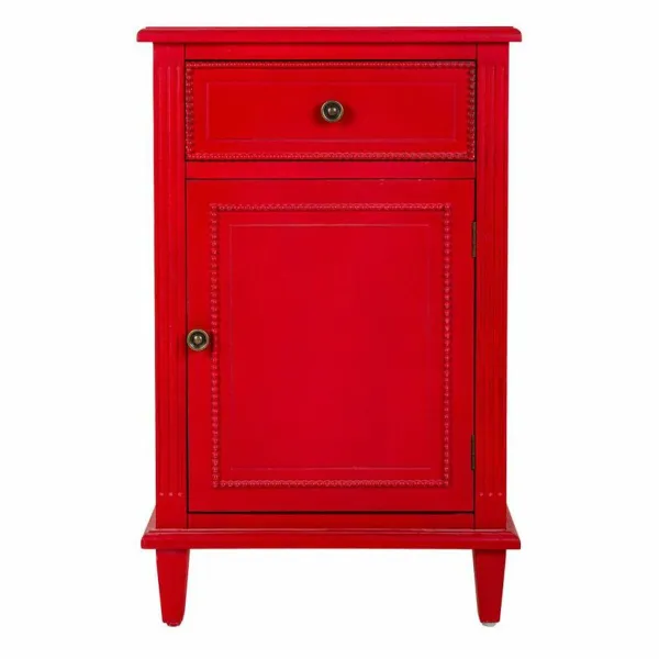 Ночной столик Alexandra House Living Красный 36 x 72 x 45 cm