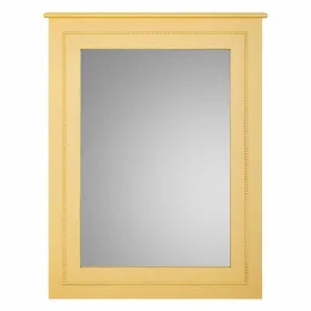 Sieninis veidrodis Alexandra House Living Geltona 3 x 90 x 70 cm Stačiakampis