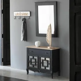 Hall Table with Drawers Alexandra House Living Black 36 x 72 x 83 cm